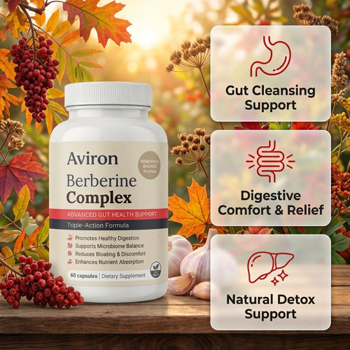 Aviron™ Gut Reset Complex with Berberine, Allicin & Piperine